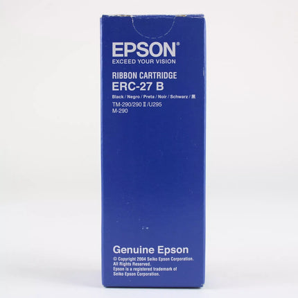 Genuine Epson ERC-27b Black Ribbon Cartridge for TM290, TM295