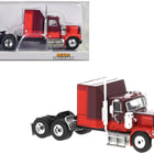 1980 GMC General Truck Tractor Dark Red and Light Red 1/87 (HO) Scale Model Car by Brekina