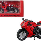 2022 MV Agusta F3 Rosso Motorcycle Red 1/18 Diecast Model by CM Models