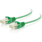 1ft Cat6  UTP Slim 28awg Green