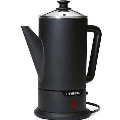 Coffee Perk 12Cup Stainless/Bk