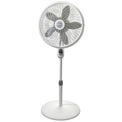 18" Pedestal Fan White