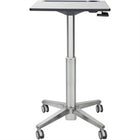 LearnFit, Adjustable Standing Desk, Clear Anodized