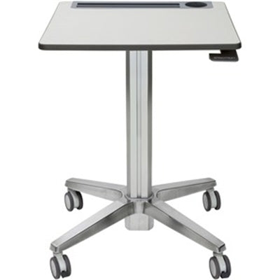 LearnFit, 16" Travel Adjustable Standing Desk, Clear Anodized