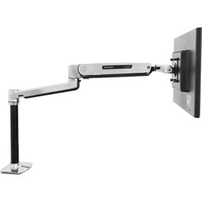 LX Sit Stand, Desk Mount LCD Arm, Polished