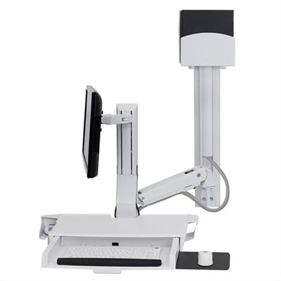 SV COMBO ARM, WORKSURFACE, PRE-CONFIGURATION, SMALL CPU HOLDER, INCLUDE PAN FEATURE, POLISHED, BWT.