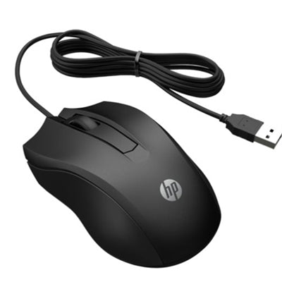 HP 100 BLK Wired Mouse