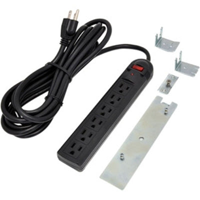 Power Strip, 6 Outlet  125VAC 15A