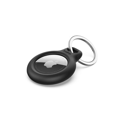 Secure Hldr KeyRing AirTag BLK