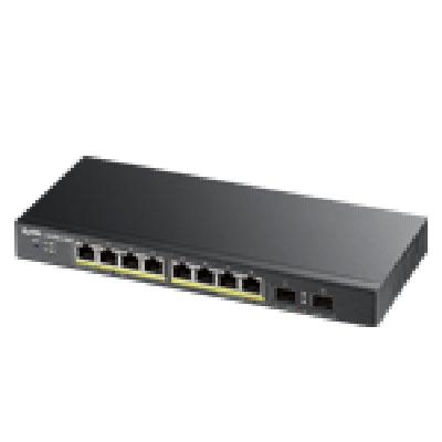 8 Port GbE PoE Web Switch