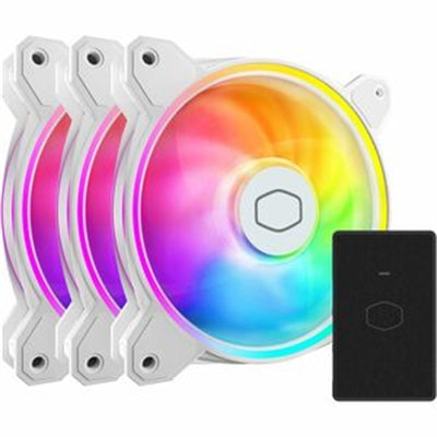 MF120 Halo 2 White 3in1 Fans