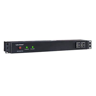 Surge Suppression  3,600 Joules 12 NEMA 5-15R output receptacles (2 Front and 10 Rear) 15-amp electrical capacity with circuit breaker 120V AC - 50/60Hz 1U rack mount Rugged, industrial-grade metal housing 15-ft. power cord Lifetime warranty