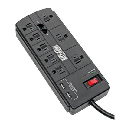 Surge 8 Out 2 USB Ports Tel