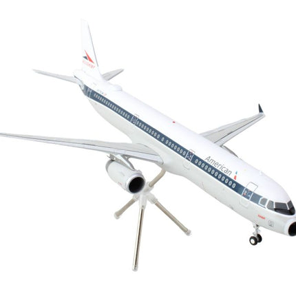 Airbus A321 Commercial Aircraft "American Airlines - Allegheny" (N579UW) White with Blue Stripes "Gemini 200" Series 1/200 Diecast Model Airplane by GeminiJets