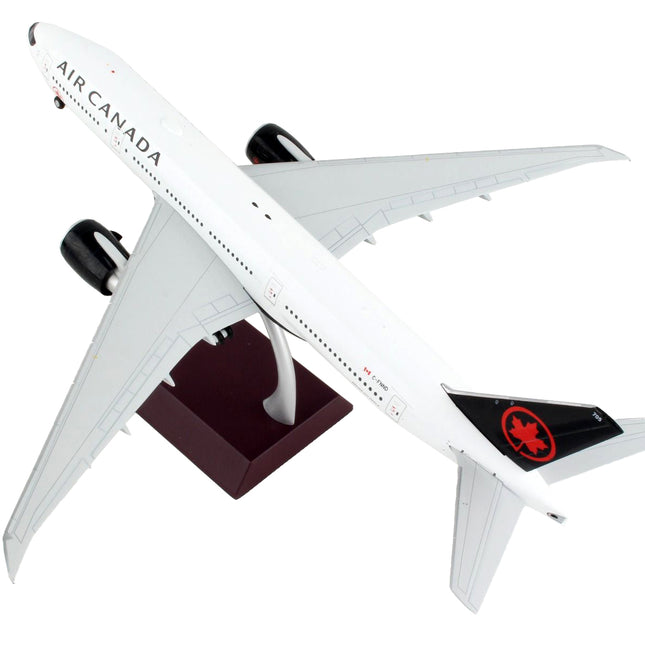 Boeing 777-200LR Commercial Aircraft "Air Canada" White with Black Tail "Gemini 200" Series 1/200 Diecast Model Airplane by GeminiJets