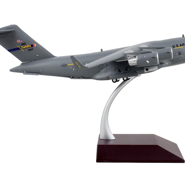 Boeing C-17 Globemaster III Transport Aircraft "North Carolina Air National Guard Charlotte ANGB" United States Air Force "Gemini 200" Series 1/200 Diecast Model Airplane by GeminiJets