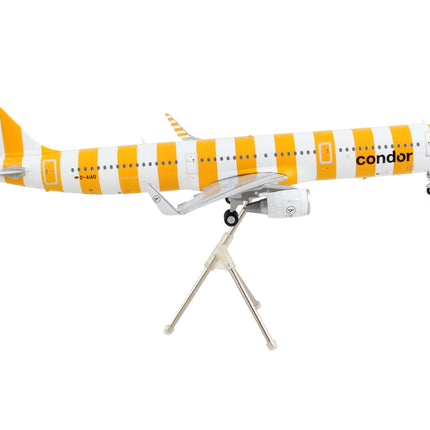 Airbus A321 Commercial Aircraft "Condor Airlines" White and Orange Striped "Gemini 200" Series 1/200 Diecast Model Airplane by GeminiJets