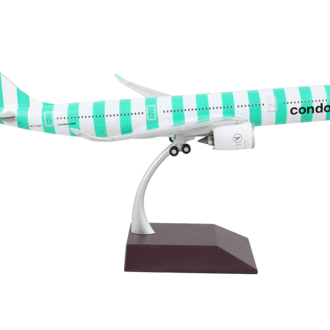 Airbus A330-900 Commercial Aircraft "Condor Airlines" White and Green Striped "Gemini 200" Series 1/200 Diecast Model Airplane by GeminiJets