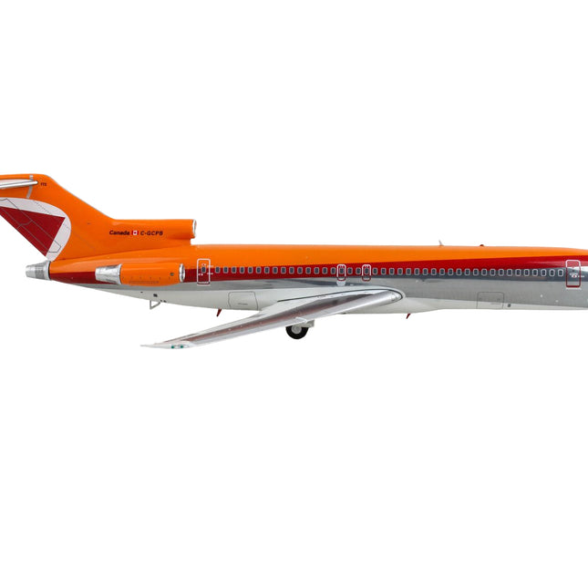 Boeing 727-200 Commercial Aircraft "CP Air" Orange and Silver with Red Stripes "Gemini 200" Series 1/200 Diecast Model Airplane by GeminiJets