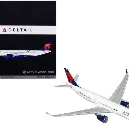 Airbus A330-900 Commercial Aircraft "Delta Air Lines" White with Blue and Red Tail "Gemini 200" Series 1/200 Diecast Model Airplane by GeminiJets