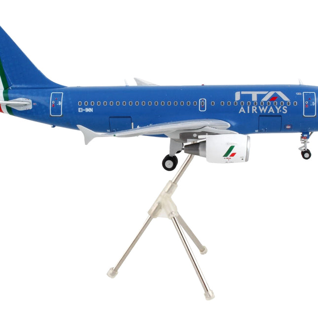 Airbus A319 Commercial Aircraft "ITA Airways" Blue with Tail Stripes "Gemini 200" Series 1/200 Diecast Model Airplane by GeminiJets