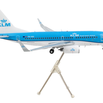 Boeing 737-700 Commercial Aircraft "KLM Royal Dutch Airlines" Blue with White Tail "Gemini 200" Series 1/200 Diecast Model Airplane by GeminiJets