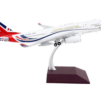 Airbus A330 MRTT Tanker Aircraft "British Royal Air Force" White with United Kingdom Flag Graphics "Gemini 200" Series 1/200 Diecast Model Airplane by GeminiJets