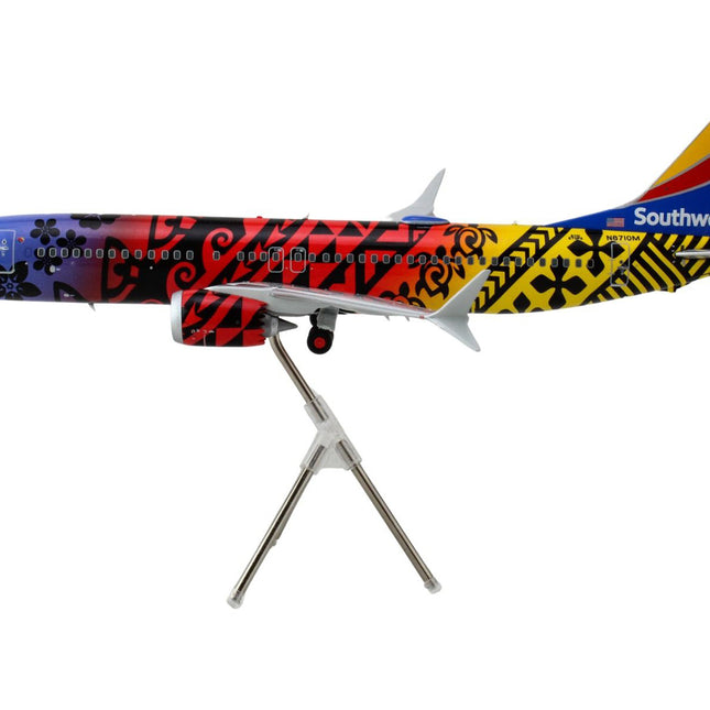 Boeing 737 MAX 8 Commercial Aircraft "Southwest Airlines - Imua One" (N8710M) Hawaiian Graphics "Gemini 200" Series 1/200 Diecast Model Airplane by GeminiJets