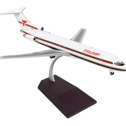 Boeing 727-200 Commercial Aircraft "Trump Shuttle" White with Red Stripes "Gemini 200" Series 1/200 Diecast Model Airplane by GeminiJets