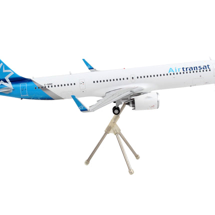 Airbus A321neo Commercial Aircraft "Air Transat" White with Blue Tail "Gemini 200" Series 1/200 Diecast Model Airplane by GeminiJets