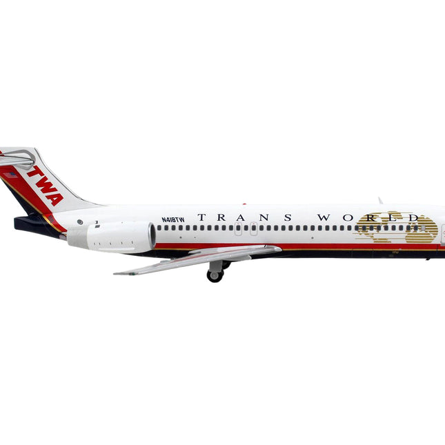 Boeing 717-200 Commercial Aircraft "Trans World Airlines" White with Red Stripes "Gemini 200" Series 1/200 Diecast Model Airplane by GeminiJets