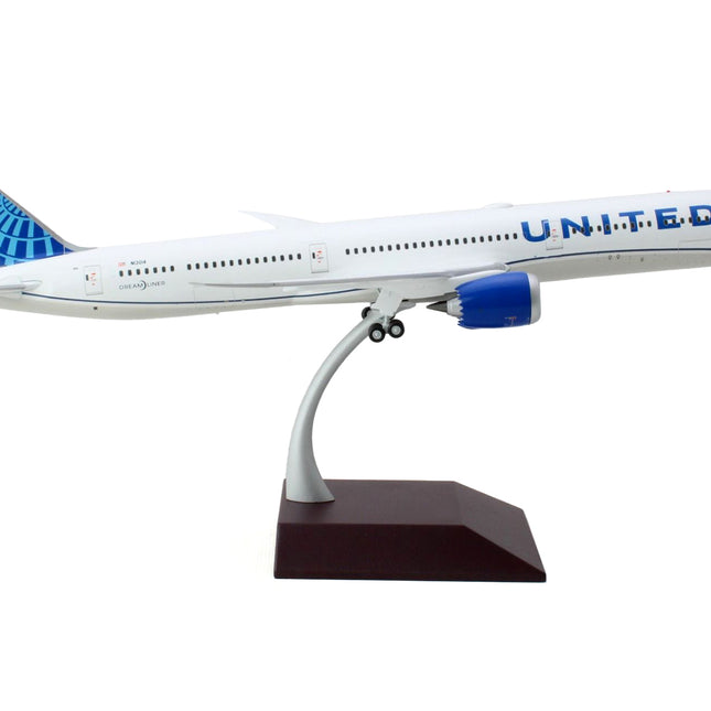 Boeing 787-10 Commercial Aircraft "United Airlines" White with Blue Tail "Gemini 200" Series 1/200 Diecast Model Airplane by GeminiJets