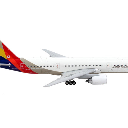 Boeing 777-200ER Commercial Aircraft "Asiana Airlines" White with Tail Graphics 1/400 Diecast Model Airplane by GeminiJets