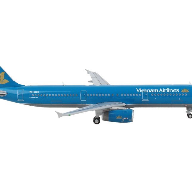 Airbus A321 Commercial Aircraft "Vietnam Airlines" Blue 1/400 Diecast Model Airplane by GeminiJets