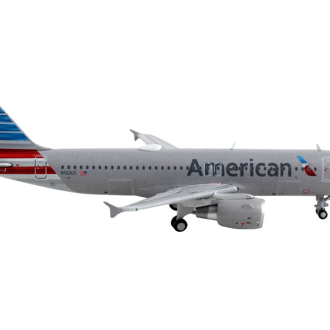 Airbus A320 Commercial Aircraft "American Airlines" Gray 1/400 Diecast Model Airplane by GeminiJets