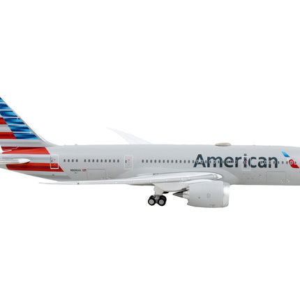 Boeing 787-8 Commercial Aircraft "American Airlines" Gray with Striped Tail 1/400 Diecast Model Airplane by GeminiJets