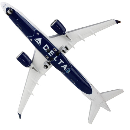 Airbus A220-300 Commercial Aircraft "Delta Airlines" White with Blue and Red Tail 1/400 Diecast Model Airplane by GeminiJets