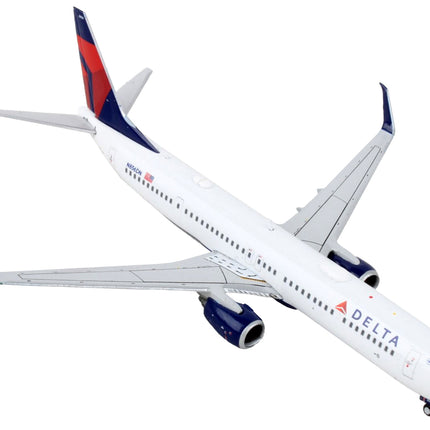 Boeing 737-900ER Commercial Aircraft "Delta Airlines" White with Blue and Red Tail 1/400 Diecast Model Airplane by GeminiJets