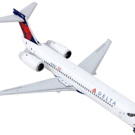 Boeing 717-200 Commercial Aircraft "Delta Airlines" White with Blue and Red Tail 1/400 Diecast Model Airplane by GeminiJets