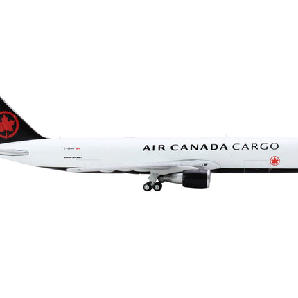 Boeing 767-300F Commercial Aircraft "Air Canada Cargo" (C-GXHM) White with Black Tail 1/400 Diecast Model Airplane by GeminiJets