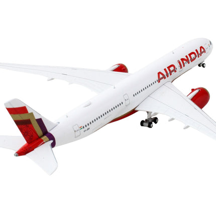 Airbus A350-900 Commercial Aircraft "Air India" (VT-JRH) White with Tail Graphics 1/400 Diecast Model Airplane by GeminiJets