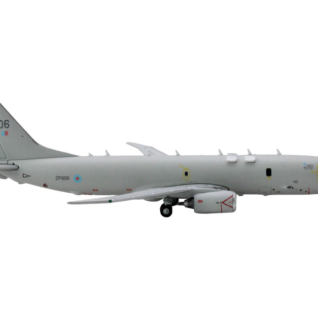 Boeing P-8 Poseidon Patrol Aircraft "British Royal Air Force" (ZP806) Gray "Gemini Macs" Series 1/400 Diecast Model Airplane by GeminiJets