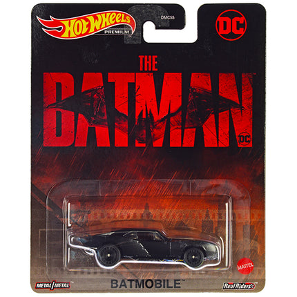 Batmobile Matt Black "The Batman" (2022) Movie "DC Comics" Diecast Model Car by Hot Wheels