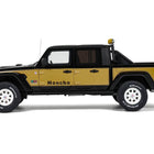 2020 Jeep Gladiator Honcho Pickup Truck Black and Gold 1/18 Model Car by GT Spirit