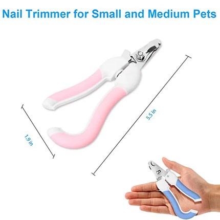 Professional Pet Nail Clipper for Dogs and Cats - Stainless Steel