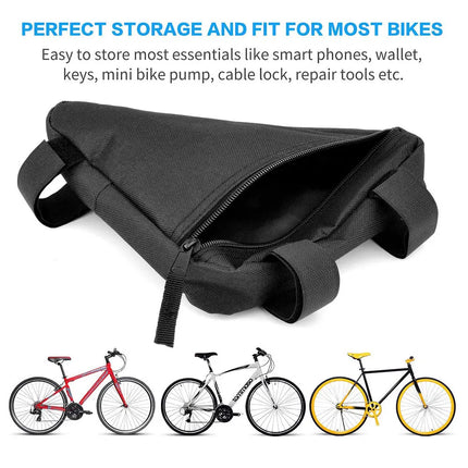 Bike Bicycle Bag Front Tube Frame Handlebar Waterproof Cycling Bags