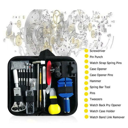 147-Piece Watch Repair Tool Kit – Comprehensive Set for Professionals