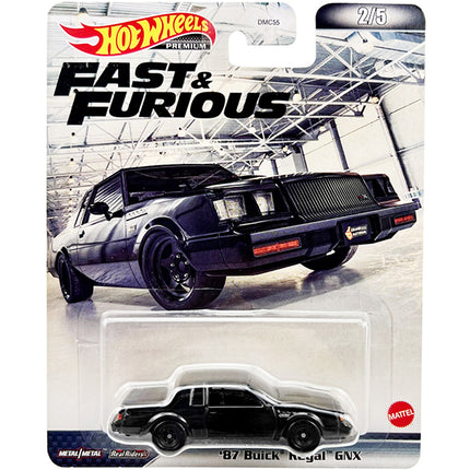 1987 Buick Regal GNX Black "Fast & Furious" Series Diecast Model Car by Hot Wheels