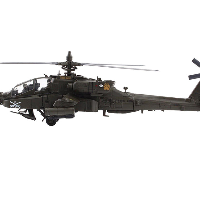 Boeing AH-64D Apache Attack Helicopter "Tyrone Biggums 4th Combat Aviation Brigade Operation Atlantic Resolve" (2018-2019) United States Army "Air Power Series" 1/72 Diecast Model by Hobby Master