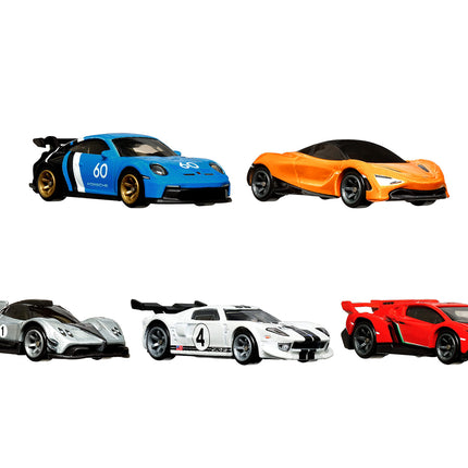 "Speed Machines" 5 piece Set "Car Culture" Series Diecast Model Cars by Hot Wheels